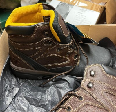 Herman Survivors Men's Boulder WTRPRF 6'' Steel Toe Work Boots Size 11 BLCK/B