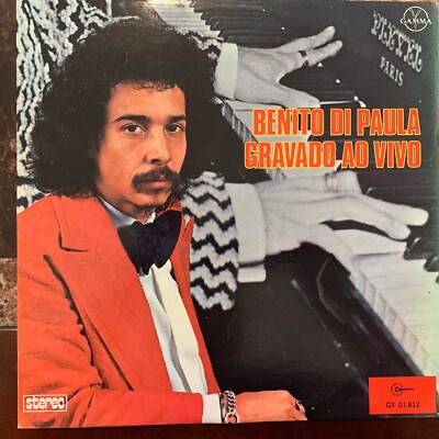 BENITO DI PAULA -GRAVADO AO VIVO- 1976 MEXICAN LP SAMBA