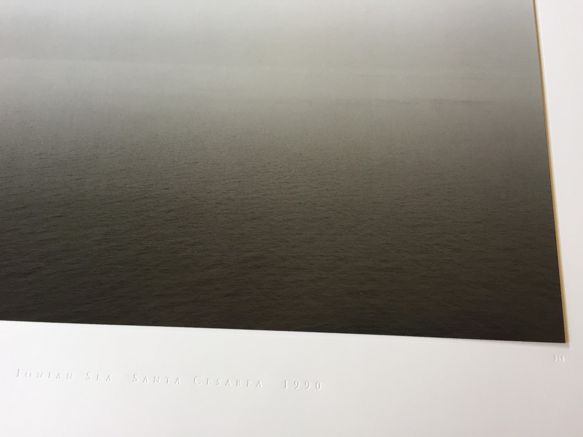HIROSHI SUGIMOTO TIME EXPOSED LITHO #344 IONIAN SEA - SANTA