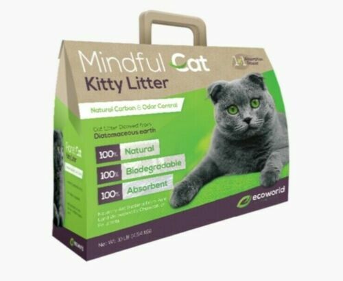 Natural Kitty Litter Unscented NonClumping Odor Control "Min