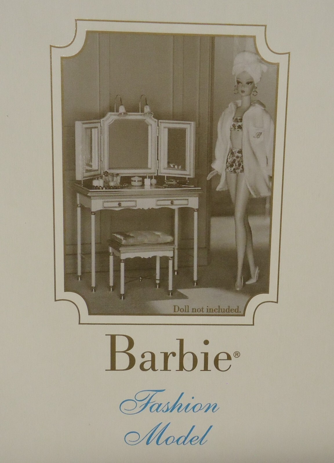 Mattel Barbie Vanity & Bench BFMC Silkstone Gold Label B3436 eBay