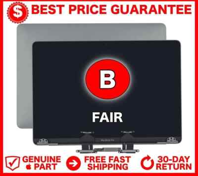    MACBOOK PRO 13'' A1708 A1706 LCD DISPLAY SPACE GRAY 661-05095 GRADE B      