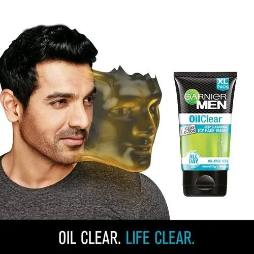 Garnier Men Oil Clear Face Wash 2x150g – For Oily Skin, Multipack, Mattifying - Picture 5 of 6