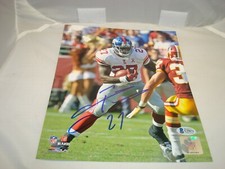 Brandon Jacobs Signed New York Giants 8x10 Photo Autographed Beckett BAS COA 1A