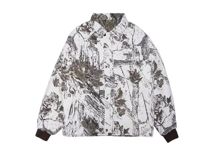 Veste de travail matelassée réversible Supreme RealTree camouflage neige