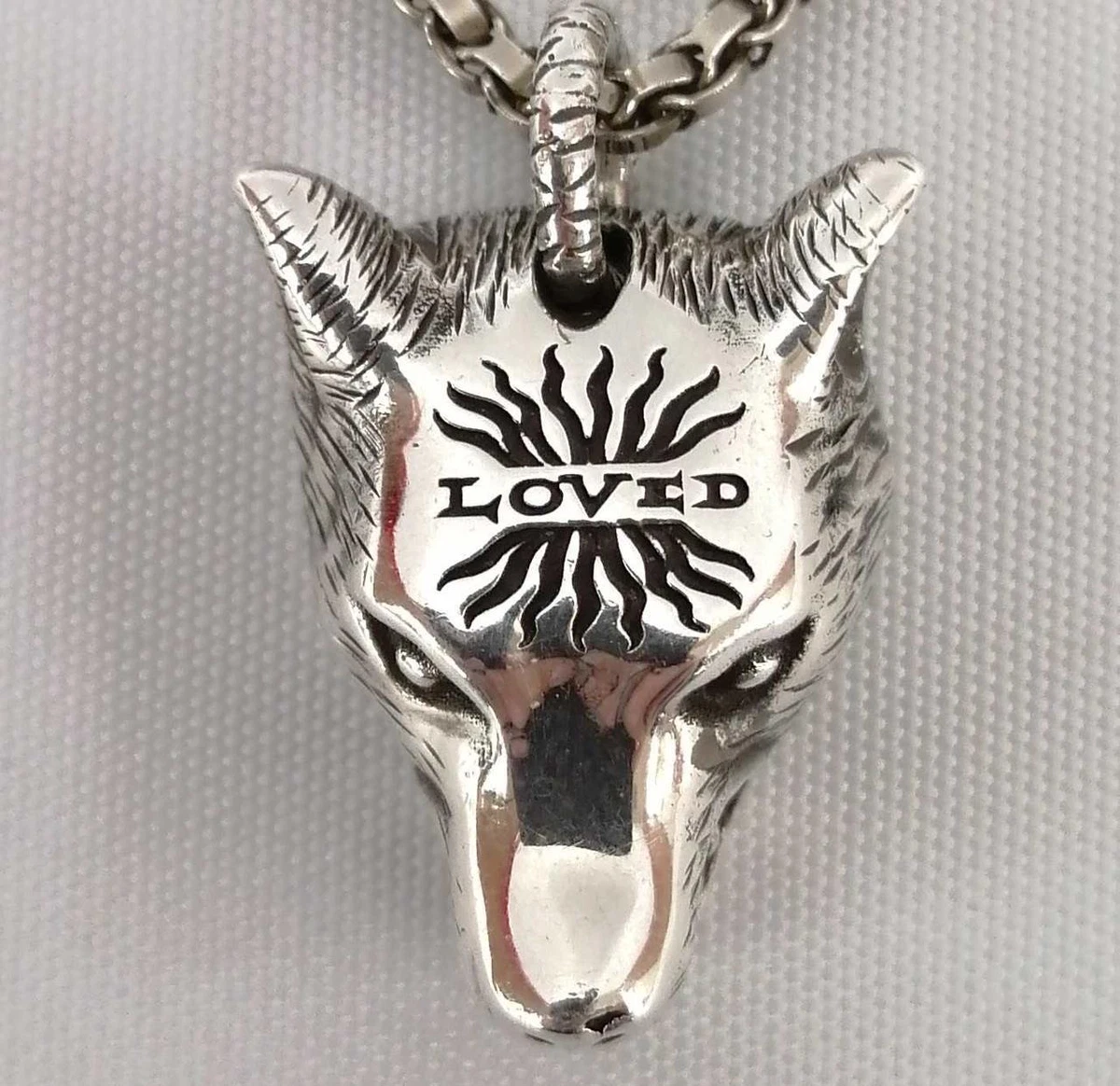 Gucci Sv925 Anger Forest Silver Necklace