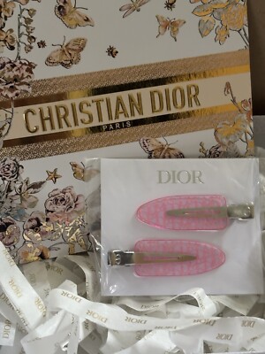 DIOR HAIR CLIPS SET OF PINK New Sealed Summer 2025