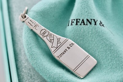 Tiffany & Co. 1837 Sterling Silver Champagne Bottle 1.75