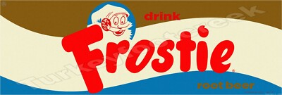 Drink Frostie Root Beer Metal Sign 2 Sizes to Choose From