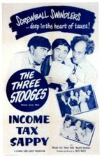 Income Tax Sappy Poster Three Stooges Moe Howard Shemp OLD MOVIE PHOTO