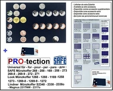 Coin Trays-54-Round-Compartment-29.5mm-Blue SAFE 189 + 194 PRO Slipcase
