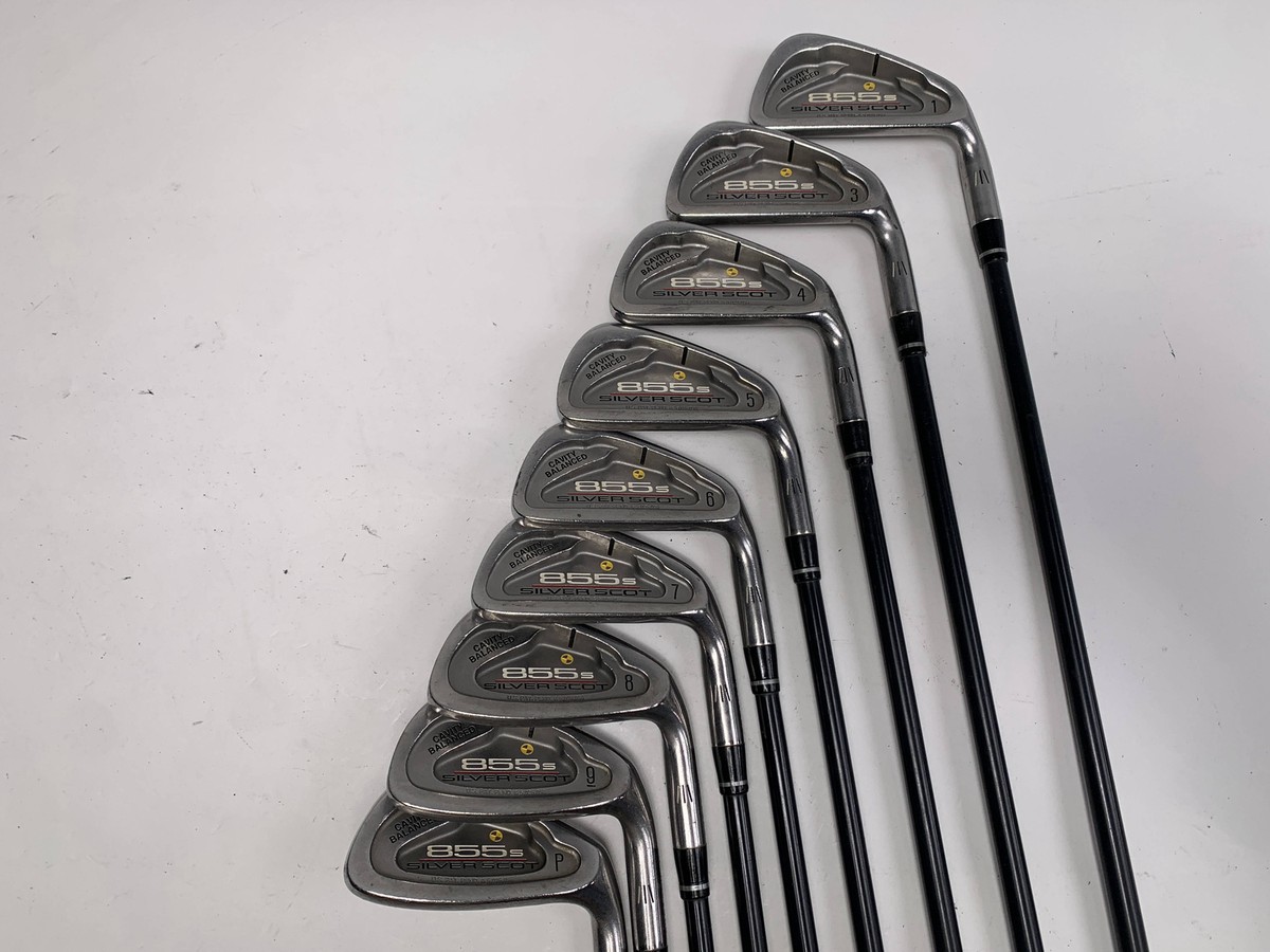 Collectors Set of 9 x Spalding X=EX Irons 3-SW Stiff Graphite Shafts Collectors Set of 9 x Spalding X=EX Irons 3-SW Stiff Graphite Shafts