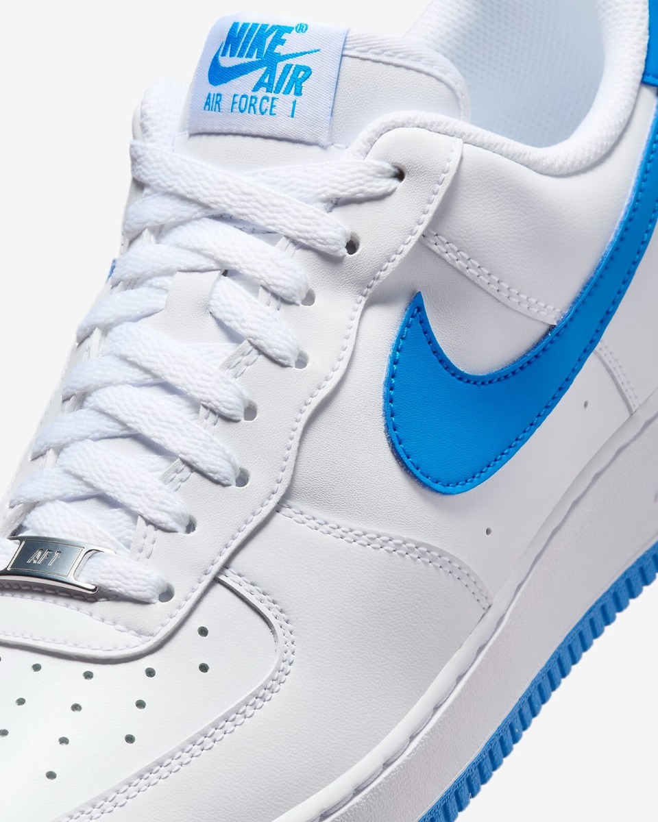 Nike Air Force 1 '07 Low White Photo Blue FJ4146-103 Men's Size | eBay