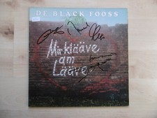 Bläck Fööss Autogramme signed LP-Cover "Mir klääve am Lääve" Vinyl