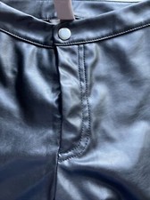 hm Superb Black Faux leather pants Size 2