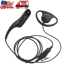 D-Shape Mic Headset Earpiece for APX4000 APX6000 APX6000XE APX 7000/7000XE Radio