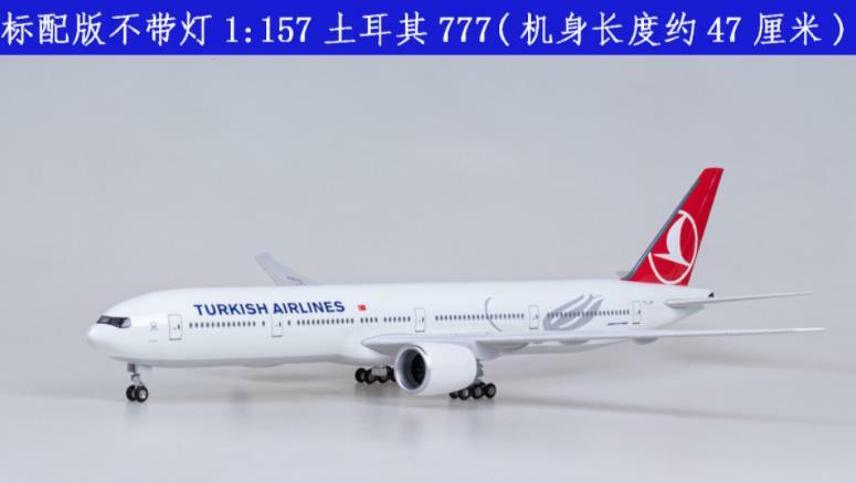 Turkish Airlines エアプレーン　1/100 Rare: Turkish Airlines (1:100) “Singapore” Airbus 330 model