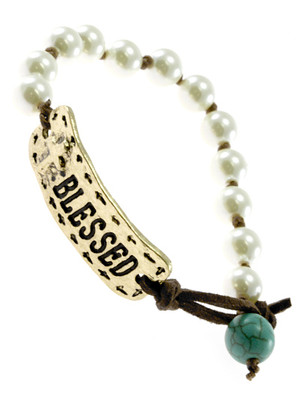 Blessed Inspirational Bracelet Bead Pearl Religious Bohemian Buy 1 Get 2 Free
