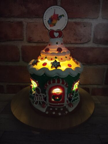 Lebkuchenmann Cupcake Haus Valerie Parr Hill Herz Topper Weihnachten Urlaub - Bild 3 von 7