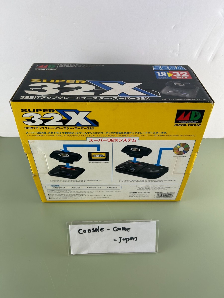 SEGA Mega Drive SUPER 32X Console System HMA-2400 With Box From