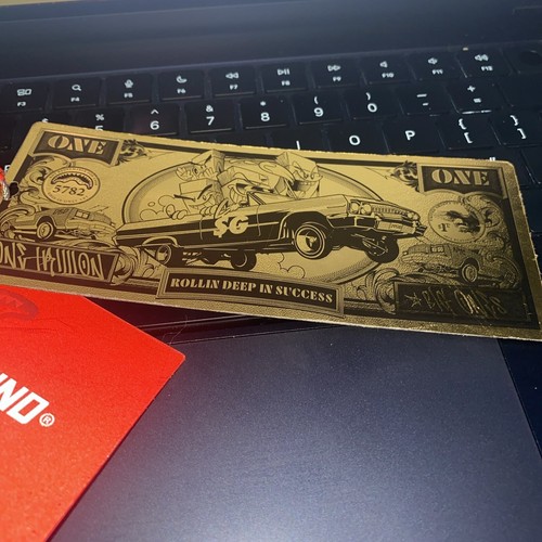 Sprayground Gold limited edition Tag 5682 eBay