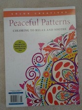Color Creatives Peaceful Patterns Coloring To Relax And Soothe Book Meredith