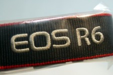 Canon EOS R6 Digital Camera Neck Shoulder Strap Black-Red - Genuine OEM