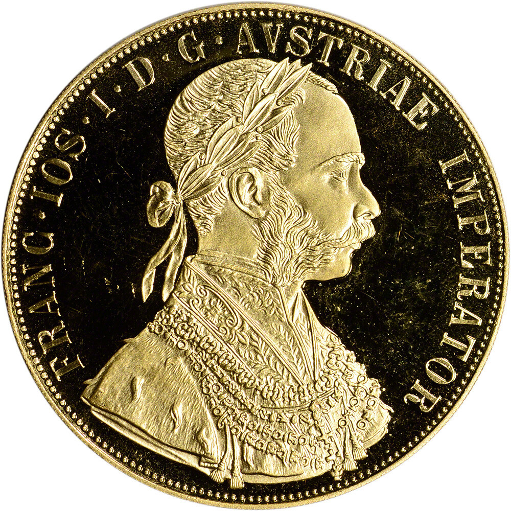 1915 Austria Gold 4 Ducat .4438 oz - BU - Restrike | eBay