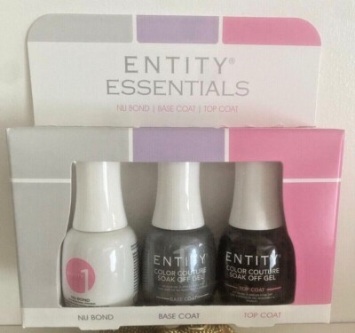 Entity One Color Couture Soak-off Gel Polish Essentials Trio Set Base +Top+ Bond