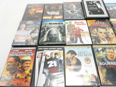 Lot of 50 + New and Used Movies Verified DVD and CD Unsorted