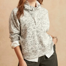 NWT Women's Banana Republic Factory Chunky Textured Marled Sweatshirt, S - 64.99