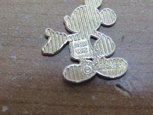 Designer Jacmel Mauritius JCM Disney 10K Yellow Gold Mickey Mouse Charm Pendant - Picture 4 of 4