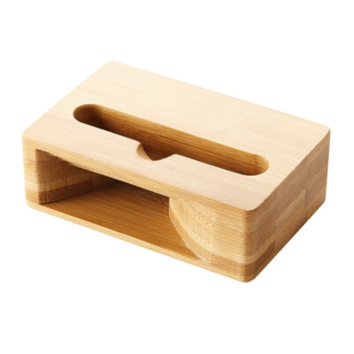 Phone Speaker Amplifer Holder Smartphone Stand Holder Wooden Cell Phone Stand
