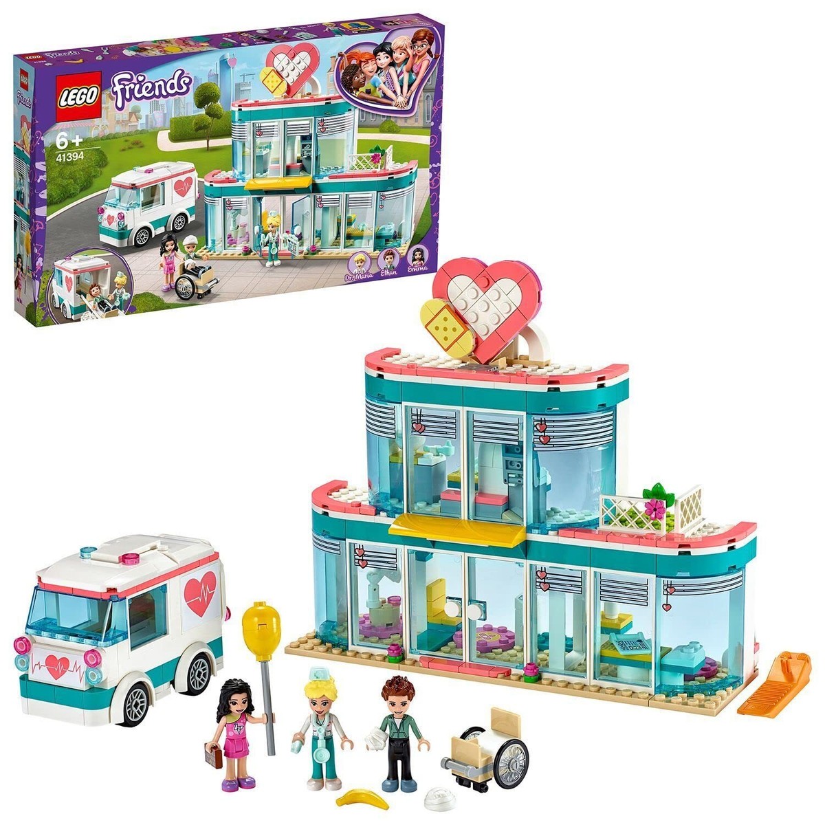 LEGO 41394 Friends Heartlake City Hospital Playset with Miniature 