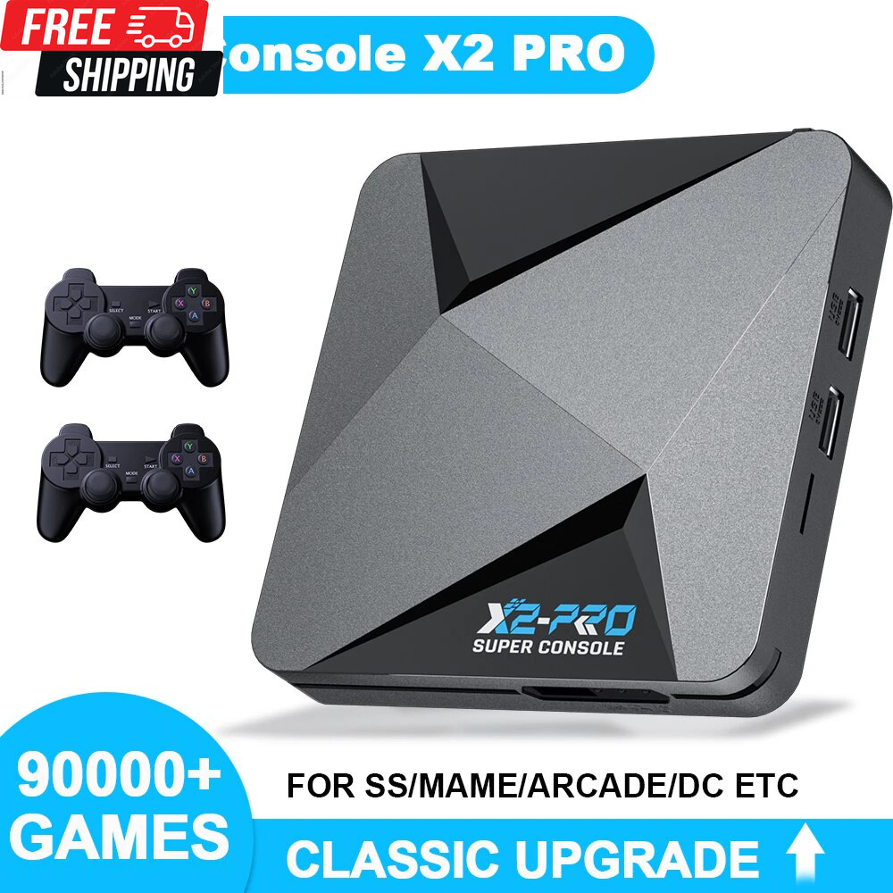 Retro Video Game Console Super Console X2 Pro with 90000 Video Games for PS1/DC/ Falak Tayyeb
