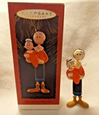1996 Hallmark Keepsake Ornament Olive Oyl And Sweet Pea