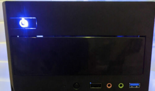 NEW Black Micro ATX USB 3.0 PC Tower Case W/ SHARK 1000W Blue LED Fan PCIe PSU - Picture 4 of 17
