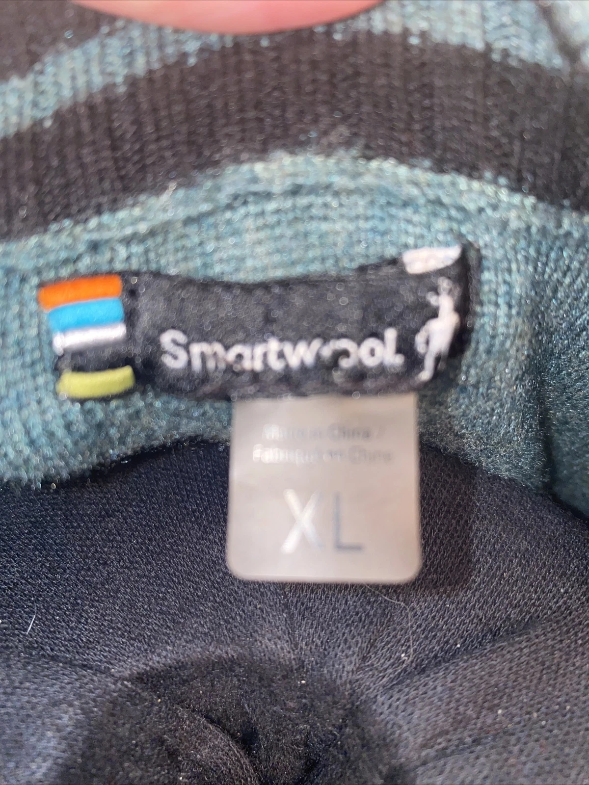 smartwool crew neck ribbed cuffs pullover sweater