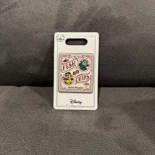 Disney Pin - WDW - Fish and Chips - United Kingdom - EPCOT World Showcase
