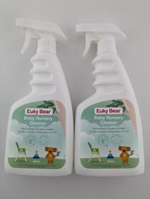 2 x Euky Bear Baby Nursery Cleaner Plant Based Eucalyptus 500ml Aust Made NEW