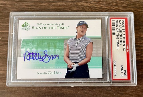 NATALIE GULBIS 2005 SP AUTHENTIC SIGN OF THE TIMES SIGNATURE AUTOGRAPH PSA 9 🔥 - Picture 1 of 2