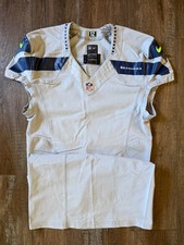 Seattle Seahawks Blank Team-Issued Alternate Jersey Wolf Grey LOB 2013 SB XLVIII