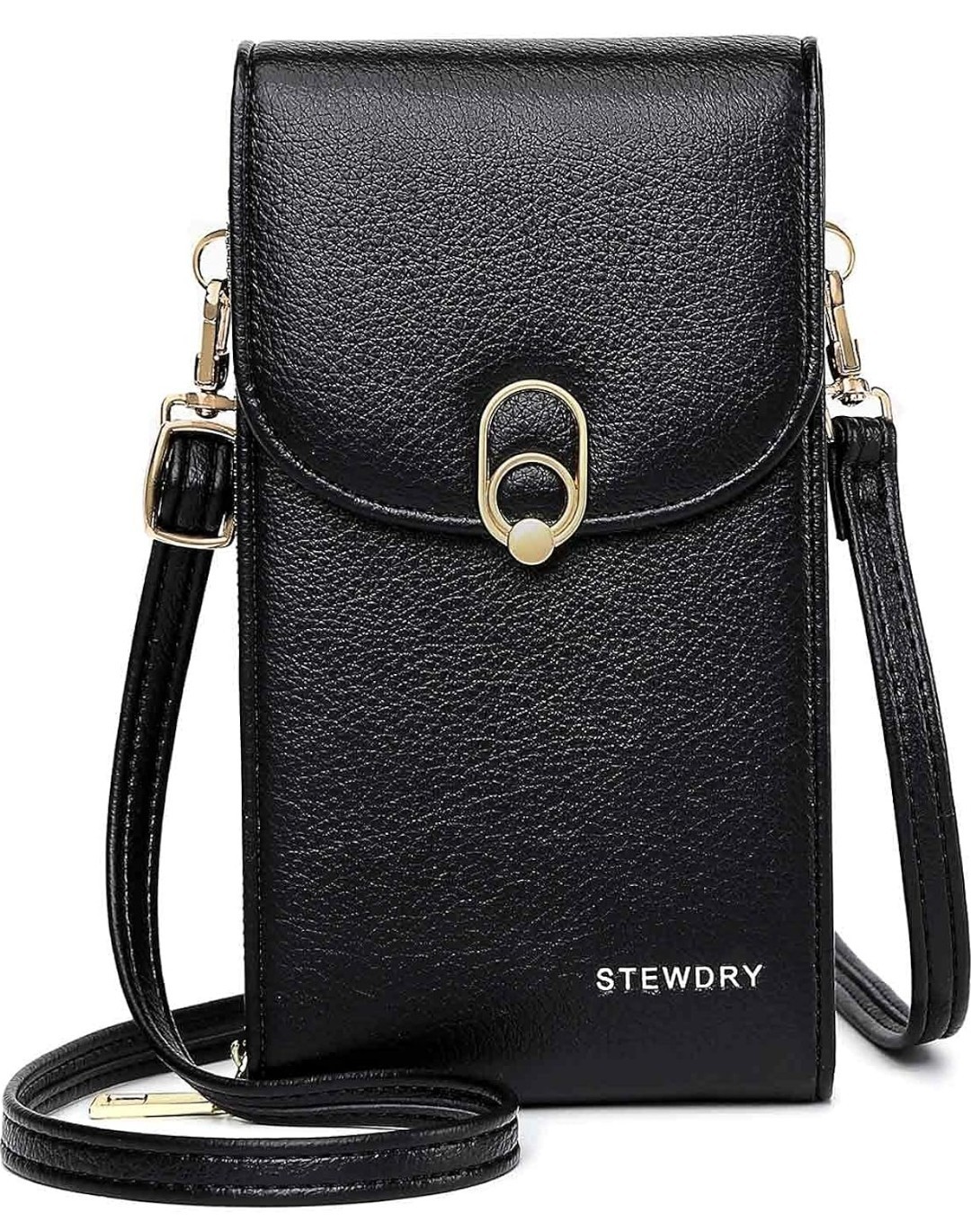 Small Crossbody Bag Crossbody PU Leather Cell Phone Purse With Card Slots 