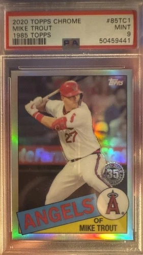 2020 Topps Chrome - 1985 Topps Mike Trout #85TC-1