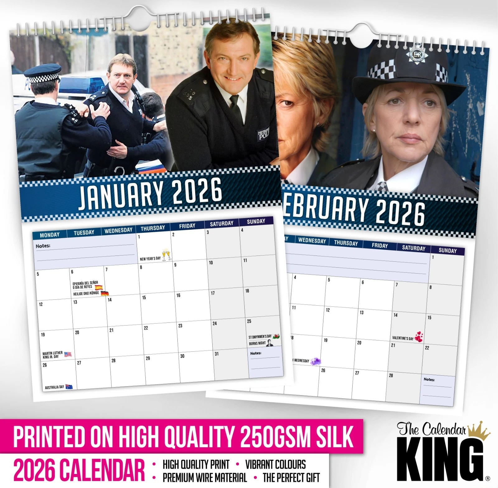 2026 Calendar - The Bill - Nostalgic / Gift / Present / Christmas