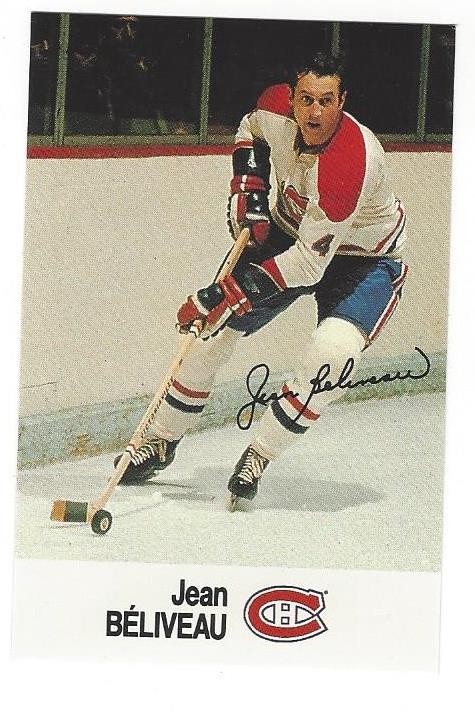 JEAN BELIVEAU 1988-89 ESSO NHL All-Star Collection #NNO Montreal Canadiens NM-MT