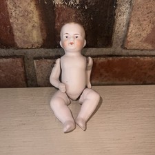 Antique German Bisque Doll 9775 Jointed Body Hand Painted Face