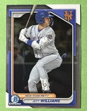 2024 Bowman - Chrome Prospects Jett Williams #BCP-54 (RC)