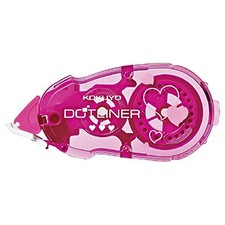 KOKUYO Tape Glue Dot Liner Heart Pattern Refill Tape Set of 3