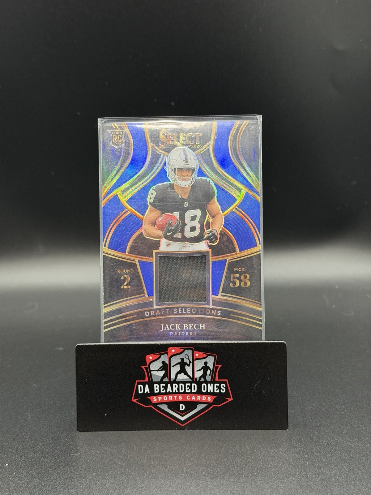 Panini Select Draft Selections 2025 Jack Bech RC Raiders DSM-JBH /149